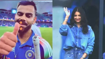 Champions Trophy 2025 Final: Virat Kohli's Adorable Wave To Anushka Sharma Before Match Melts Hearts