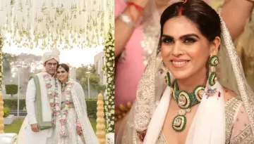 Bride Breaks Fashion Barriers By Wearing WHITE For Wedding, Accentuated By Pink Chooda, Green Jewels