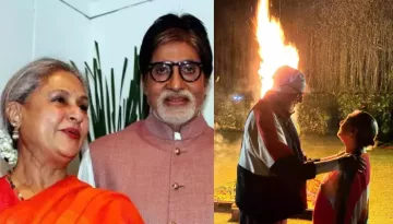 Amitabh Bachchan Looks Lovingly At Jaya, As They Kick-Start Holi With 'Holika Dahan' At Home
