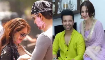 Sanjeeda Shaikh's Ex-Husband Aamir Ali Plays Holi With GF, Ankita, Angry Netizens Slam Him For PDA