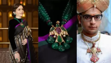 Nita Ambani's 200-Yr Old Parrot Pendant With Ruby Heart Is Similar To Mysore Maharaj's Wedding Jewel