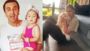 Raha Kapoor Follows Ranbir's Footsteps As She Photographs Mom, Alia Bhatt With Their Cat, Edward