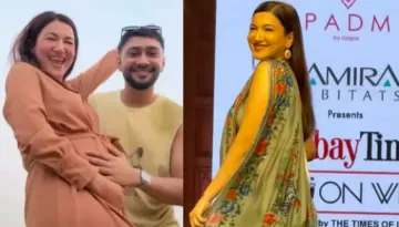 Gauahar Khan Walks The Ramp In Pencil Heels After Announcing Second Pregnancy At The Age Of 41