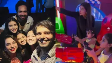 Charu Asopa Enjoys Farewell Party With Friends Before Moving To Bikaner, Daughter, Ziana Joins