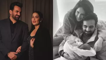 Sagarika Ghatge And Zaheer Khan Welcome Their First Child, Revealed His Name With A Cosy Family Pic