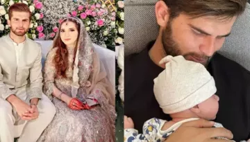 Shaheen Shah Afridi Reveals His Son, Alyaar's Face Amid PSL, Fans Say, 'Bilkul Nana Pe Gaya Hai'
