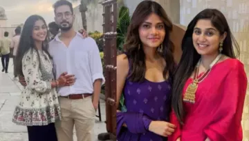 Somya Seth Of 'Navya' Wore Rani Pink Saree And Traditional Jewellery For Her 'Godh Bharai' Ceremony