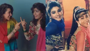 Karisma Kapoor And Raveena Had A Catfight During 'Andaz Apna Apna': Airport Showdown To Wig-Fight