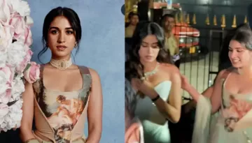 Radhika Merchant Protects BFF Janhvi Kapoor Amid Crowd, Netizens Call Her 'Perfect Friend'