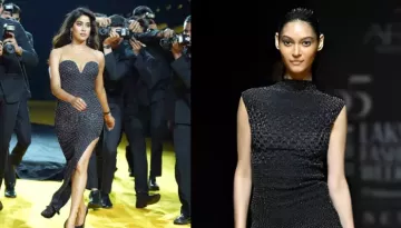 Internet Is Obsessed With The Model Who Was Behind Janhvi At LFW, Users React 'You Overshadowed Her'
