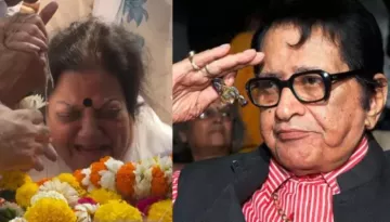 Manoj Kumar's Wife Shashi Goswami Breaks Down In Tears At His Funeral, Heartbreaking Clip Surfaces
