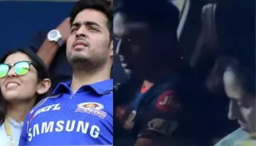 Akash Ambani And Wife Shloka Mehta Look Upset In Car, Exit Wankhede Stadium After MI Loses To RCB
