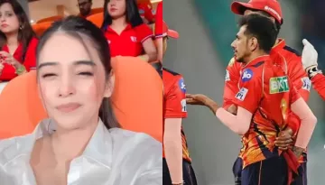 RJ Mahvash Cheers For Yuzi Chahal From Stands In IPL, Fans Say, 'Dhanashree Ki Galti Nahi...'