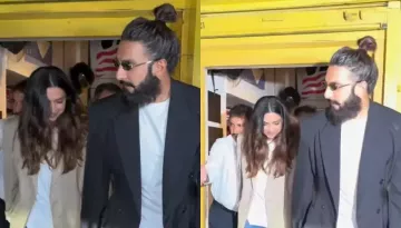 Deepika Padukone, Ranveer Singh Head Out For Dinner Date Leaving Baby Dua At Home