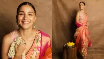 Alia Bhatt Radiates Maharashtrian Elegance In A Vibrant Nauvari Saree At WAVES Summit 2025