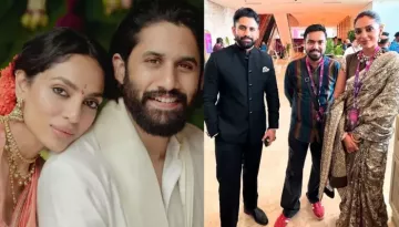 WAVES 2025: Sobhita Dhulipala Was Spotted With Husband Chay, While She Flaunts Her Red Sindoor