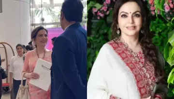 Nita Ambani Dons A Gorgeous Saree As She Arrives At WAVES Summit 2025, Says, 'Embrace Spiritual..'