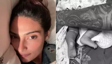 Athiya Shetty Shares Glimpse Of First Month With Daughter: Tiny Feets, Lotuses, Custom Comb And More