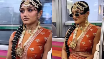 Lehenga On Train In Paris: Indian-Origin Girl's Desi Look In Europe Awes Internet, Got Million Views