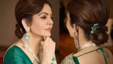 Nita Ambani Exudes Pure Elegance In Hand-Woven Banarasi Saree, Ties Hair With Diamond-Gold Brooches