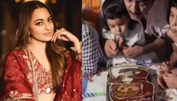 Unseen Birthday Celebration Of Baby Sonakshi Sinha, Dad Shatrughan Sinha Helps Her Cut A Giant Cake