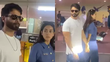 Shahid Kapoor Calls His Wife, Mira, As 'Jaanu' At Mumbai Airport, Netizens Say, 'Trying To Be Virat'