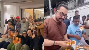 Ranbir, Sachin Join 'Sitaare Zameen Par' Bash, Aamir Makes Vada Pav, Netizens Say, 'Film Aa Rahi..'