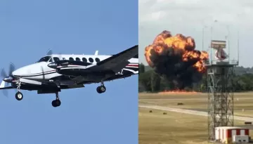 Eyewitness Of London Plane Crash RECALLS Feeling Shockwaves, 'Saw Huge Fireball.. Still Shaking..'