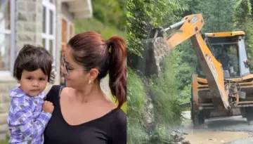 Rubina Dilaik And Her Twins Stranded In Himachal Pradesh Amid Rains, Landslides, 'Damage To Roads'