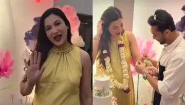 Gauahar Khan Looks Gorgeous In Baby Shower, Second Time Mom-To-Be Glows With Husband, Zaid Darbar