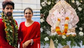 Ravi Dubey And Sargun Mehta Welcome Ganpati Bappa Into Their New Lavish Home 'Saubhagya'