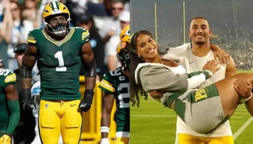 Jordan Love's Wife, Ronika Cheered Packers In Stylish Green And Gold Look Before Commanders Match