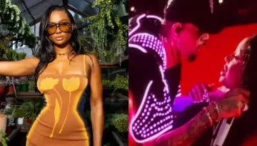 Travis Kelce's Ex, Kayla Nicole Reacts To The Backlash Over Chris Brown's Lap Dance, 'Did It For..'