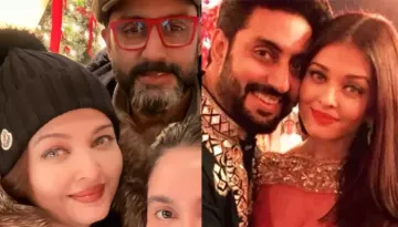 Aishwarya Rai Bachchan Looks Happiest As She Rings In New Year With Husband, Abhishek Bachchan In NY