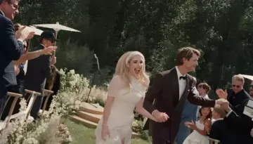 Emma Roberts Shares First Wedding Photos From Rustic Mountainside Ceremony With Cody John