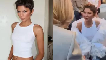 Zendaya Called 'Rude' For Not Standing Up To Greet First Lady Of France At Louis Vuitton Show