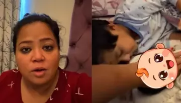 Bharti Singh Reveals Son Gola Leaves His Cartoon When His Younger Bro Kaju Cries During Massage