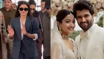 Rashmika Mandanna And Vijay Deverakonda Arrive At Udaipur For Their Much-Awaited 'VIROSH' Wedding