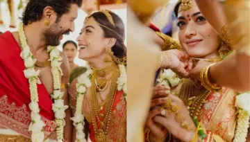 Rashmika Mandanna Flaunts Her Square Cut Diamond Ring As She Gets Married To Vijay Deverakonda