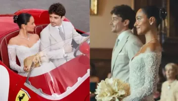 Inside PICS From Charles Leclerc And His Ladylove, Alexandra Saint Mleux's Civil Wedding Out