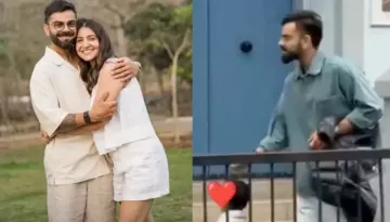 Virat Kohli's Son, Akaay Runs Ahead Of Him, While He Cutely Pats Him In Rare And Unseen Video