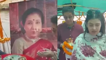 Asha Bhosle's Son, Anand Performs Her Asthi Visarjan In Varanasi, Granddaughter, Zanai Breaks Down