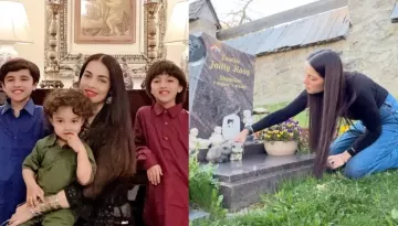 Celina Jaitly Breaks Down At Her Dead Son's Grave As He Was 'Only Child' She Met Amid Divorce Battle