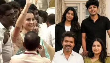 Vijay Thalapathy Oath Ceremony, Where's Wife, Sangeetha's Kids As Trisha Krishnan Attends Event?