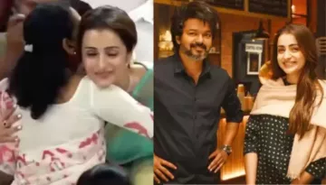 Trisha Krishnan Shares A Warm Hug With Her Rumoured Beau, Vijay's Mom At The Oath Taking Ceremony