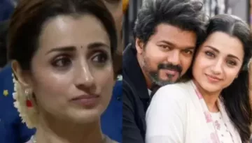 Trisha Krishnan Gets Teary-Eyed As Rumoured Beau, Vijay Thalapathy Takes Oath As CM Of Tamil Nadu