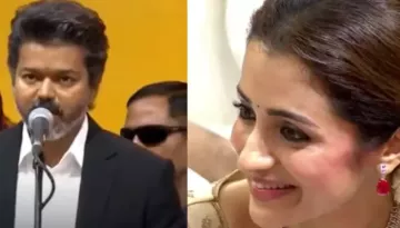 Trisha Krishnan Pushed While Leaving Stadium Post Attending Vijay Thalapathy's Oath Taking Ceremony