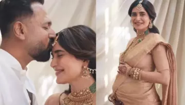 Karishma Tanna Has Tulu-Style 'Godh Bharai' Ritual To Welcome First Child With Varun Bangera