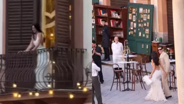 Dua Lipa Stuns In Backless Leather Outfit As She 'Dances The Night Away' At Italy Pre-Wedding Party