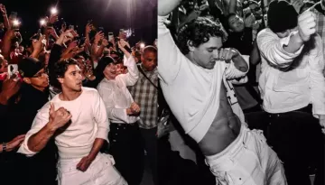 'Off Campus' Star Belmont Cameli Re-Creates 'Garrett's' Viral Dance At Kid LAROI Concert, 'Feels AI'